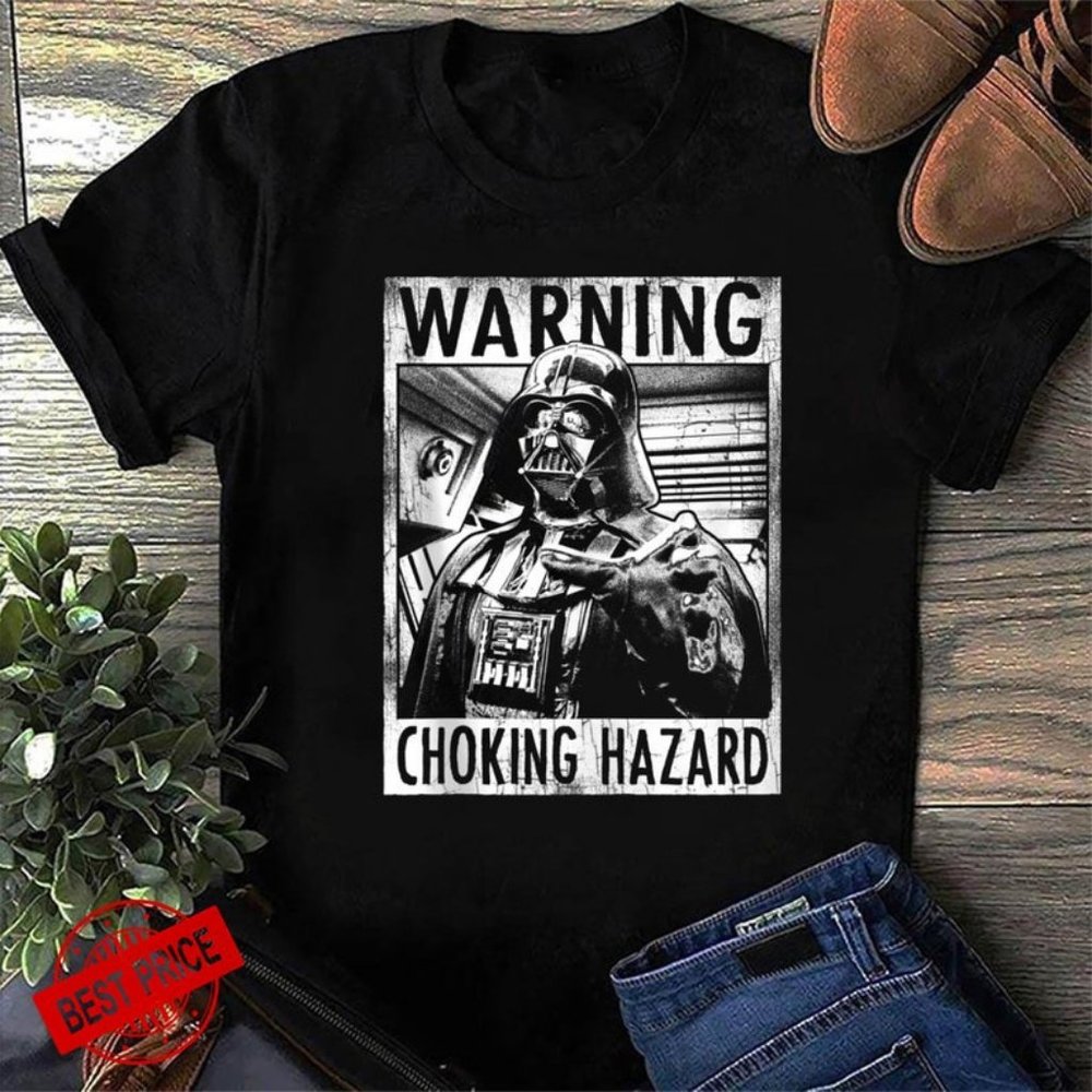 Star Darth Vader Warning Shirt